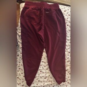 Jaanuu Maroon Jogger Pants
